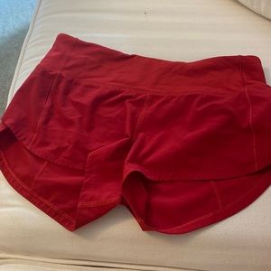 Lululemon speed ups red